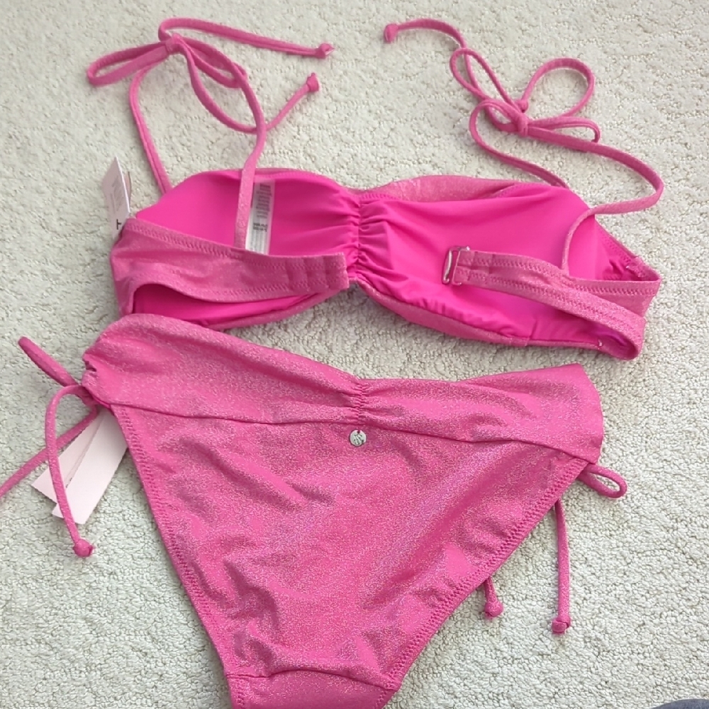 Victoria's Secret Shimmering Pink Bikini - Picture 5 of 5